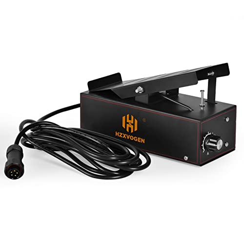 HZXVOGEN TIG Welding Foot Pedal Remote Amperage Controller Foot Pedal Switch Remote Current Controller 5 Pins TIG Pulse AC DC Welding Machine for 250P AC DC