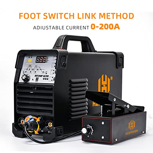 HZXVOGEN TIG Welding Foot Pedal Remote Amperage Controller Foot Pedal Switch Remote Current Controller 5 Pins TIG Pulse AC DC Welding Machine for 250P AC DC