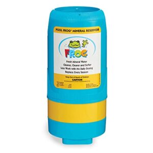 pool frog model 5400 replacement mineral reservoir for use in the pool frog model 5400 system, frog sanitizing minerals for pools up to 40,000 gallons