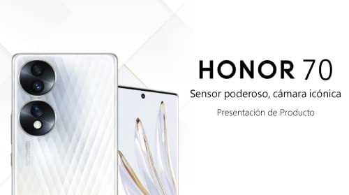 Honor 70 5G+LTE Dual-SIM 256GB ROM + 8GB RAM FNE-NX9 Factory Unlocked 5G Smartphone (Crystal Silver)