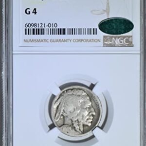 1918 D Buffalo 1918/7 Nickel G-4 NGC/CAC