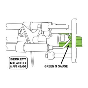 Green G Gauge Electrode Setting Gauge for Beckett AFII and NX Oil Burners Z