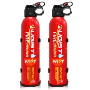 Ougist Fire Extinguisher for Home 620ml 2 Count,Can Prevent Re-Ignition,Best Suitable for Vehicle The House Car Truck Boat Kitchen Water-Based Fire Extinguisher