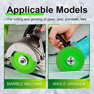 LAIWOO Glass Cutting Disc, 4 Inch Indestructible Disc for Grinder, Glass Saw Ultra-Thin Saw Blade for Grinding of Glass, Jade, Wine Bottles, Tile