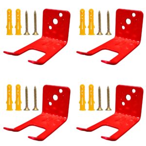 4 pack universal fire extinguisher bracket, fire extinguisher mounts & brackets for 5 to 13 lbs, universal for all extinguishers with valve body slots, holder for dry chemical and water extinguishers.
