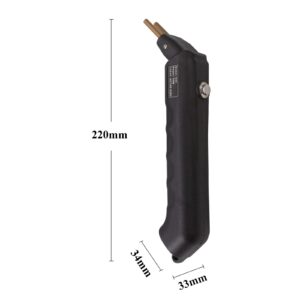Pakowin Plastic Welder Machine, 70W Handheld Hot Stapler Welding Gun for Car Bumper Repair, with Carry Case and 205 Staples (5 Types)