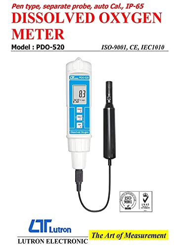 Portable Dissolved Oxygen Meter (Range: 0 to 20.0 mg/L) Aquariums, Medical Research, Agriculture, Fish Incubator Facilities Along with Factory Calibration Certificate Model: PDO-520