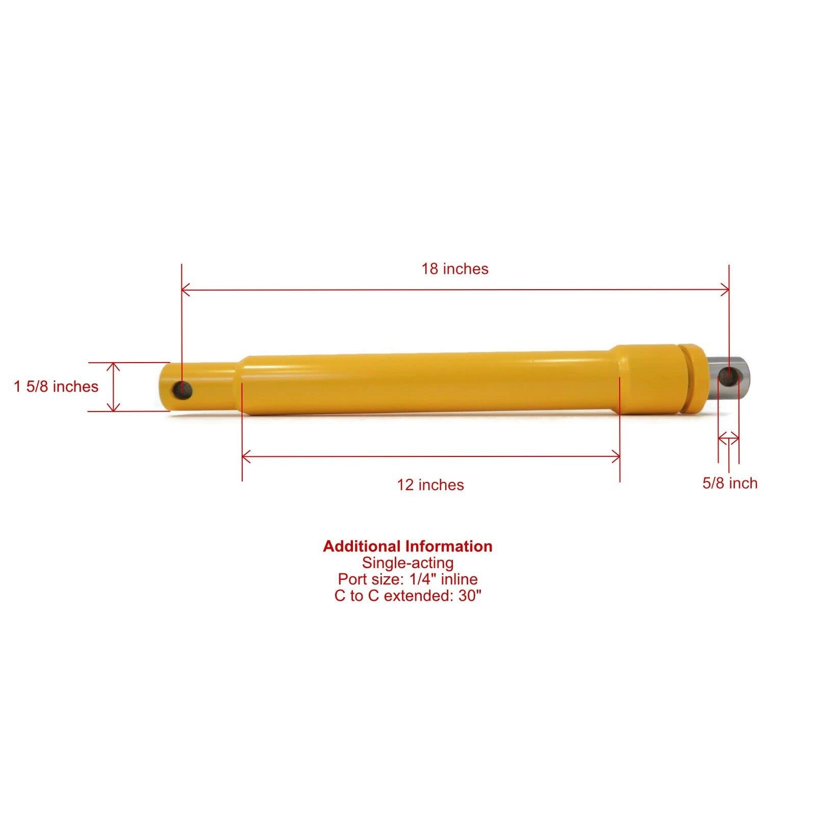 The ROP Shop | (Pack of 2 Snowplow Power Angling Cylinder Ram Meyer e-60, E-47