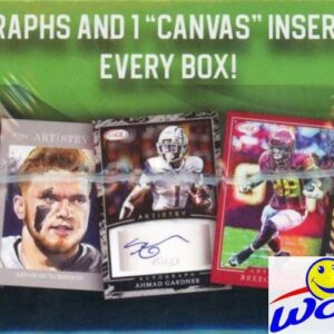 2022 Sage ARTISTRY Football Factory Sealed Blaster Box with (2) AUTOGRAPHS, (70) ROOKIE Cards & CANVAS STOCK INSERT! Look for RC & Autos of Top 2022 Football Draft Picks & Future Picks! WOWZZER!