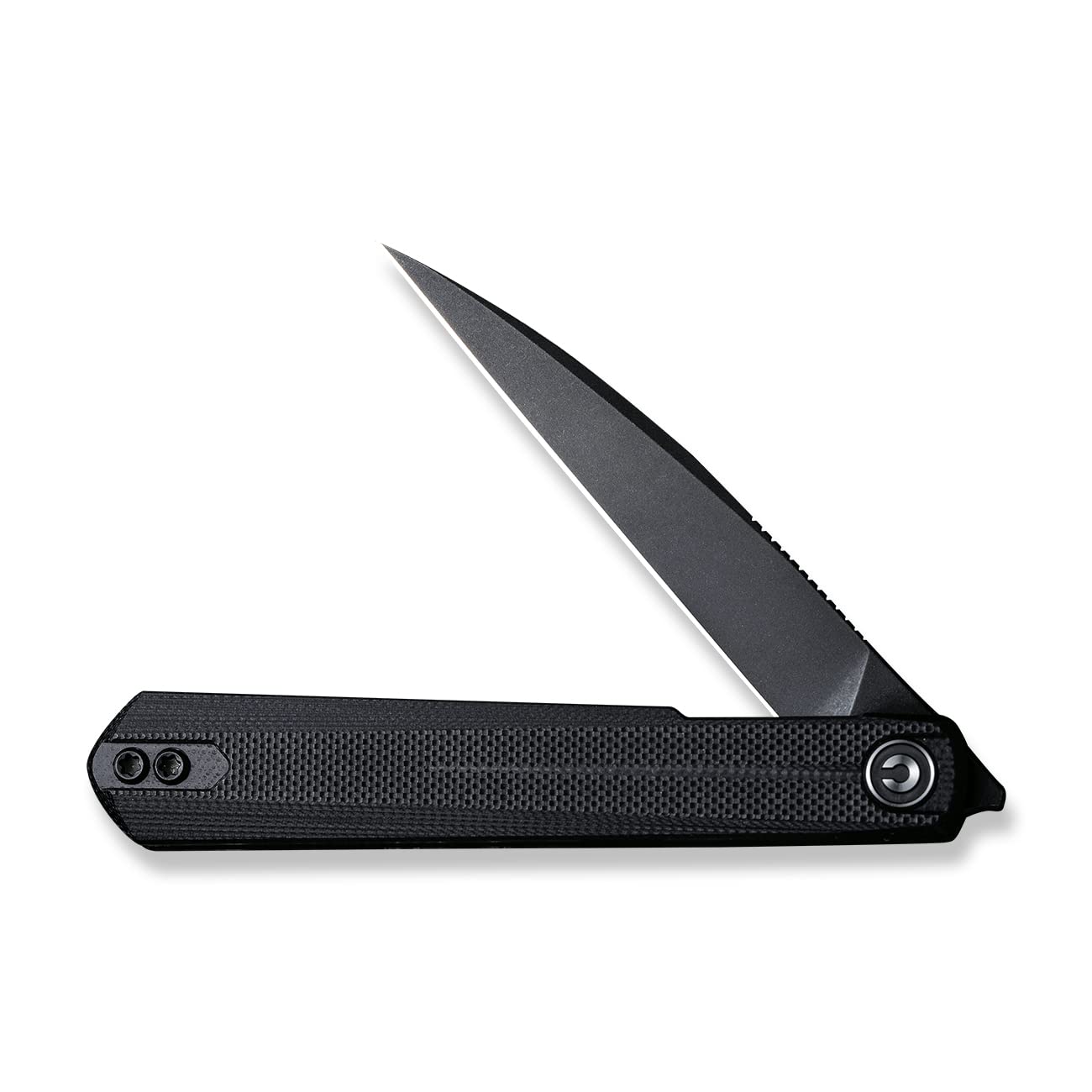 CIVIVI Clavi Folding Knife, Front Flipper Knife for Everyday Carry, 3.06" Nitro-V Steel Blade Black G10 Handle Pocket Knife for EDC C21019-1