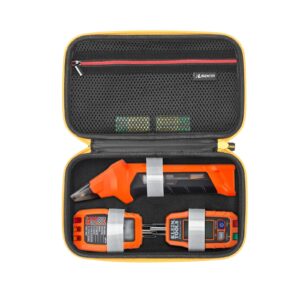 rlsoco tools case for klein tools et310 ac circuit breaker finder & 80041 outlet repair tool kit & rt250 gfci outlet tester (case only)