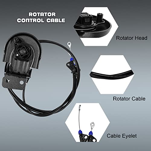 Replace for Husqvarna Rotator Cable Assy 581680302 Applicable with ST224, ST224P, ST227P, ST230P, ST324, ST327, ST330 for Poulan PR241, PR242, PR271, PR300