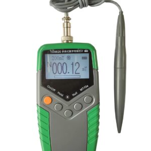 Devonian TD8620 Gauss Meter Handheld Magnetic Field Tester Magnetic Tester Digital Tesla Meter with Probe 0-2400 mT (24000 Gs)