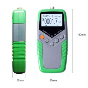 Devonian TD8620 Gauss Meter Handheld Magnetic Field Tester Magnetic Tester Digital Tesla Meter with Probe 0-2400 mT (24000 Gs)