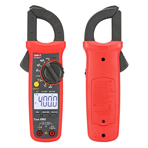 UT202+ Digital Clamp Meter Multifunction Electrician Current Measurement with True RMS, NCV Intelligent