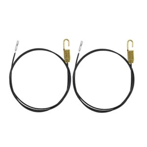 dehomkus 946-04230 2pcs clutch drive cable for mtd craftsman cub cadet troy-bilt snowblower 946-04230b 746-04230 746-04230a 746-04230b 946-04230a - 2pack traction control cable snowthrower