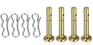 go-cheers 4pack 738-04124a shear pins & 714-04040 bowtie cotter pins for mtd troy-bilt craftsman 738-04124a 738-04124 938-04124 714-04040 7188389 80-749 780-242 snow throwers