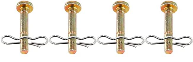 Go-Cheers 4Pack 738-04124A Shear Pins & 714-04040 Bowtie Cotter Pins for MTD Troy-bilt Craftsman 738-04124A 738-04124 938-04124 714-04040 7188389 80-749 780-242 Snow Throwers