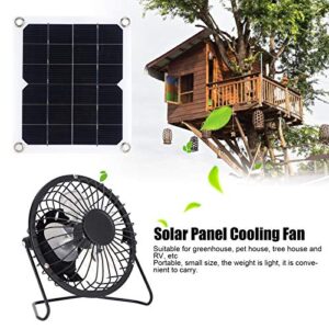 Nikou 10W Photovoltaic Solar Panel with Cooling Fan for Home Pet Dog House