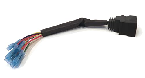 The ROP Shop | 13-Pin Male Snow Plow Side Wiring Harness Repair Kit for Boss RT3 Straight Blade