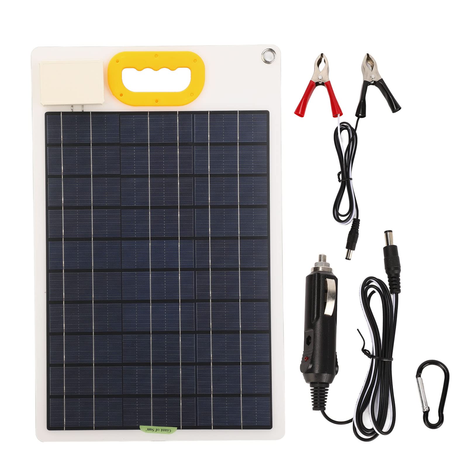 Portable Solar Panel Kits,30 Watt Monocrystalline Solar Panels 5 Volt,Monocrystalline Solar Panel Kit with High Efficiency Module Power for Battery Charging, 30 Watt Monocrystalline Solar Panel