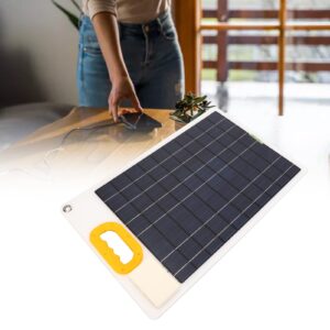 Portable Solar Panel Kits,30 Watt Monocrystalline Solar Panels 5 Volt,Monocrystalline Solar Panel Kit with High Efficiency Module Power for Battery Charging, 30 Watt Monocrystalline Solar Panel