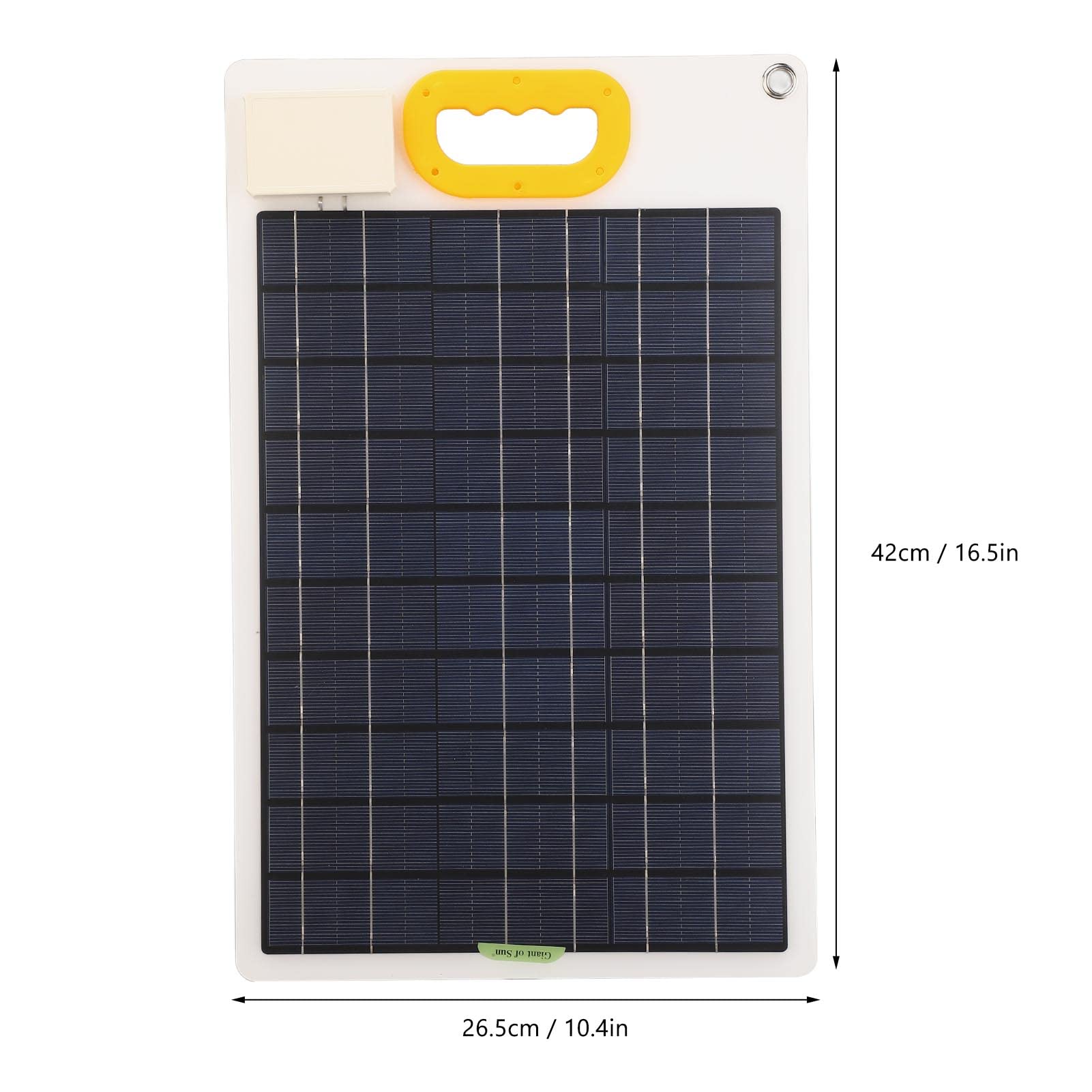 Portable Solar Panel Kits,30 Watt Monocrystalline Solar Panels 5 Volt,Monocrystalline Solar Panel Kit with High Efficiency Module Power for Battery Charging, 30 Watt Monocrystalline Solar Panel