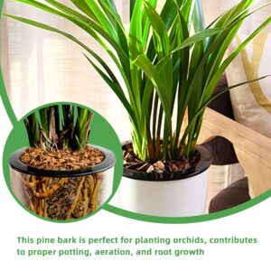 9 qt Organic Orchid Potting Bark -Natural Orchid Fertilizer for Potted PlantsMulch, Root Development of Orchid Plants and Garden Soil Amendment Mix