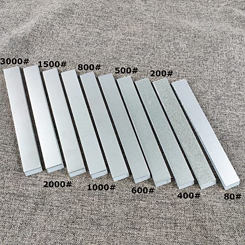 10pcs Diamond Knife Sharpening Stones sets with aluminum blank diamond plates Kit for RUIXIN PRO RX008 Knife sharpener