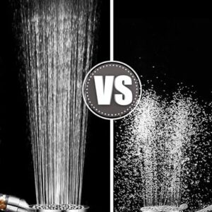 ODMJ Filtered Shower Head, High Pressure Shower Head with 6 Settings, Handheld Shower Head with 59" Hose and Bracket, Shower Head Filter for Hard Water, Water Saving Spray Soft Spa Shower Head