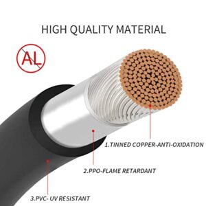 ELFCULB 2Pair Solar Panel Connector, 1 FT Solar Connectors Y Branch Parallel Adapter Cable Solar Cable, 1 Male to 2 Female(M/FF) and 1 Female to 2 Male(F/MM) Solar Panel Cables and Connectors 1500V