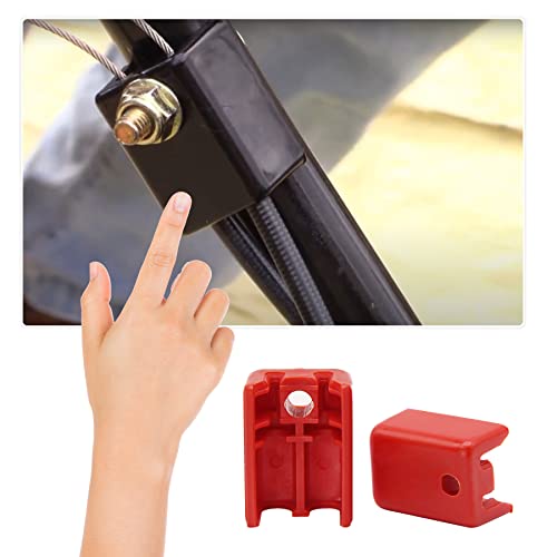 4-Pcs 731-04216 Dual Cable Fitting for MTD Craftsman Troy-Bilt Yard Machines Snowblowers - 4 Pack Red 731-04216A Cable Fitting Holder