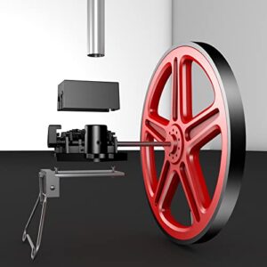 ZHJAN 12" Distance Measuring Wheel in Feet and Inches,Collapsible Rolling Measurement Wheel Measures Up To 9999.9 ft,Walking Measuring Wheel with Key 0 Function.