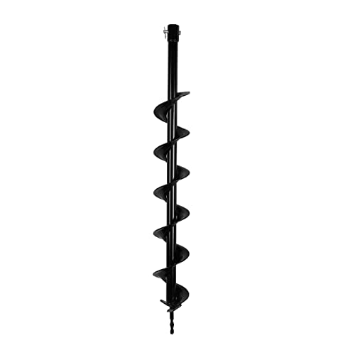 4''x32'' Garden Auger Spiral Drill Bits Earth Auger Drill Bits Heavy Metal Auger Drill Bit for Gas Hole Digger