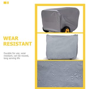 HANABASS 2pcs Shelter Cover.* Cloth Portable Rain Most Sleeve Generator Weather- Resistant Sun Electric Storage for Weather Storing Tarpaulin Generators Protector Resistant.cm