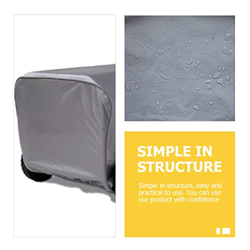 HANABASS 2pcs Shelter Cover.* Cloth Portable Rain Most Sleeve Generator Weather- Resistant Sun Electric Storage for Weather Storing Tarpaulin Generators Protector Resistant.cm