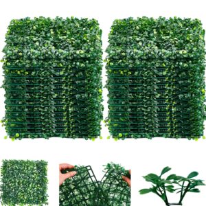 juexica 16 pieces grass wall panels 10 x 10 inch boxwood hedge wall panels artificial grass backdrop wall faux greenery fake grass wall for indoor outdoor plant wall decor garden fence decorations