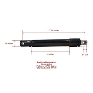 The ROP Shop | Snowplow Angling Cylinder Ram 1304205 for Western 62550K Snowplow