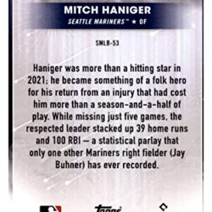 Baseball MLB 2022 Topps Stars of MLB #SMLB-53 Mitch Haniger NM Near Mint Mariners