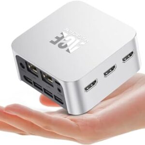 ACEMAGICIAN Mini Micro PC Windows 11Pro, Intel 11th Gen 4 Cores N5095 (up to 2.9GHz), Small Portable Compact Desktop Computer 8GB RAM 256GB SSD Support 4K UHD,Dual Gigabit Ethernet,3 HDMI,Dual WiFi,BT