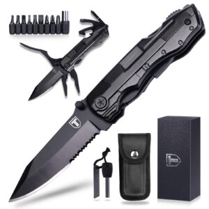 trscind pocket knife multitool, gifts for men him dad husband, valentines day anniversary birthday gifts idea for him, cool gadgets for outdoor survival fishing, camping accessories