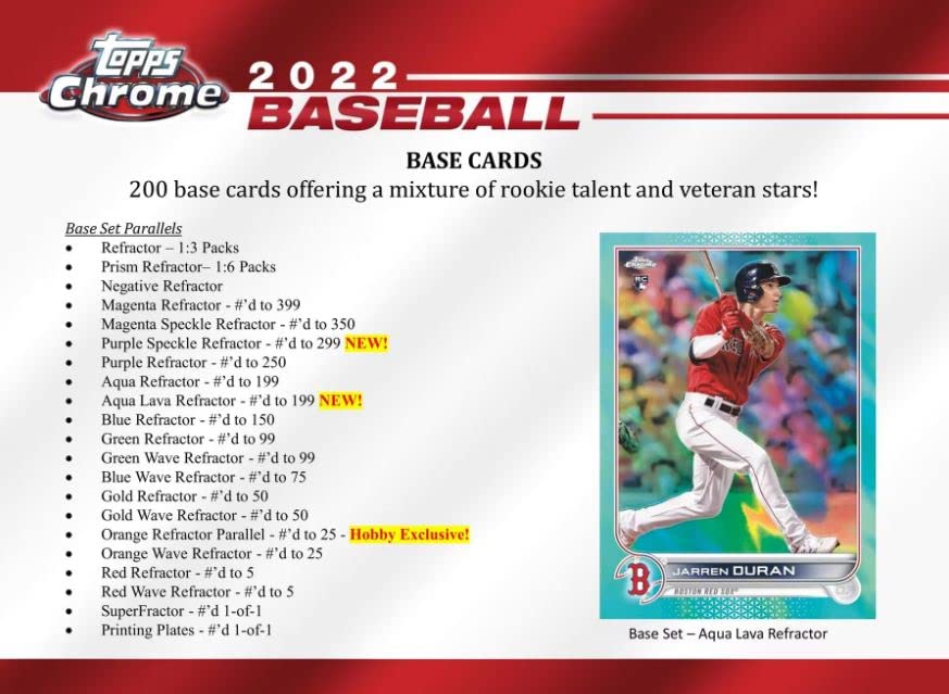 BRAND NEW 2022 Topps CHROME Series 1 AUTHENTIC Trading Card HOBBY Box - Two Chrome Autographs Per Box! - Chance for Julio Rodriguez, Wander Franco, Witt JR. Rookie and Autograph Cards - Plus Bowman Ohtani and Topps Now JULIO RODRIGUEZ Rookie Card in Pictu