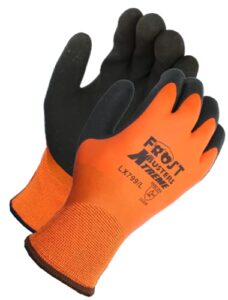 frost busters lx799 winter work gloves waterproof, freezer gloves, thermal insulated gloves, cold weather gloves, firm grip (large, 1 pair)
