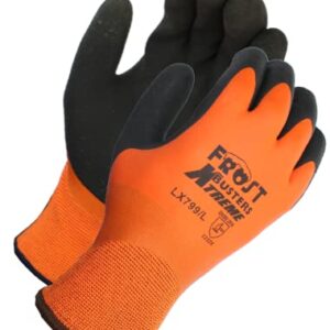 Frost Busters LX799 Winter Work Gloves Waterproof, Freezer Gloves, Thermal Insulated Gloves, Cold Weather Gloves, Firm Grip (Large, 1 Pair)