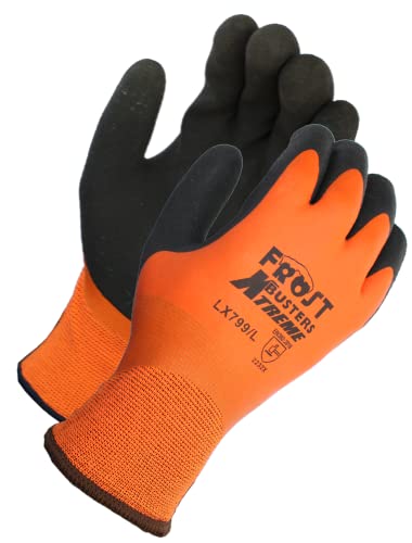 Frost Busters LX799 Winter Work Gloves Waterproof, Freezer Gloves, Thermal Insulated Gloves, Cold Weather Gloves, Firm Grip (Large, 1 Pair)