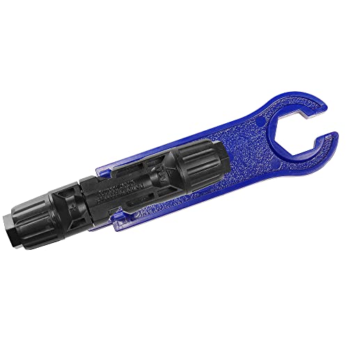 YAODHAOD 2 Pair Solar Disconnect Spanner Wrench Solar Connectors,Solar PV Disconnect Removal Tools,Metal Spanner Wrenches Crimping Tool for Solar PV System Extension Cable Kit…