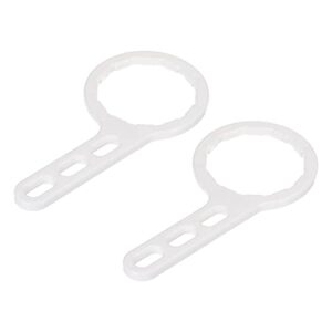 meccanixity water filter housing wrench fit for 1812 water filter housing plastic filter housing wrench white 2pack