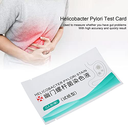 TOPINCN 1 PCS Helicobacter Pylori Test,Portable Helicobacter Pylori Home Test Kit Self Test for Home Tartar Sampling Bad Breath Self Test,Intestinal Health Check