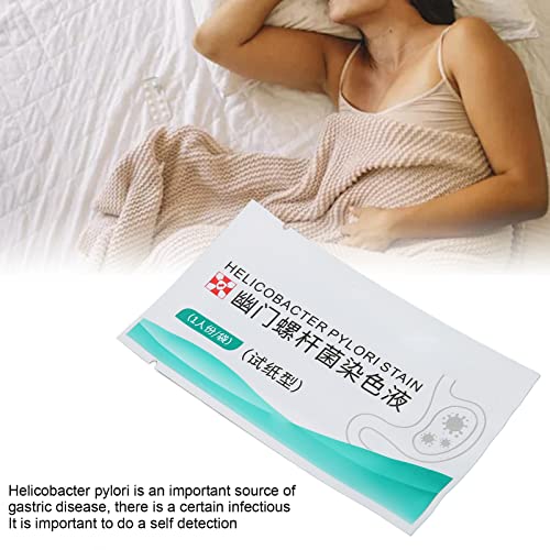 TOPINCN 1 PCS Helicobacter Pylori Test,Portable Helicobacter Pylori Home Test Kit Self Test for Home Tartar Sampling Bad Breath Self Test,Intestinal Health Check