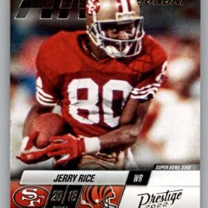 2022 Panini Prestige Any Given Sunday #2 Jerry Rice San Francisco 49ers NFL Football Trading Card